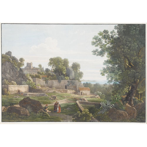 SAMUEL BIRMANN : 'A Syracuse (Emplacement de la maison de Timol�on.)' (DOBIASCHOFSKY AUKTIONEN AG)