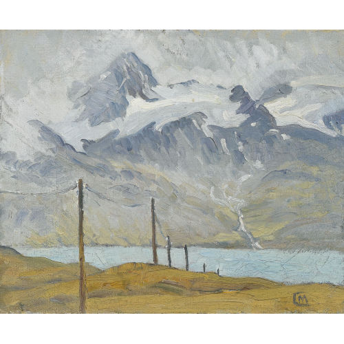MARTHA CUNZ : Ansicht des Lago Bianco beim Bernina-Pass (DOBIASCHOFSKY AUKTIONEN AG)