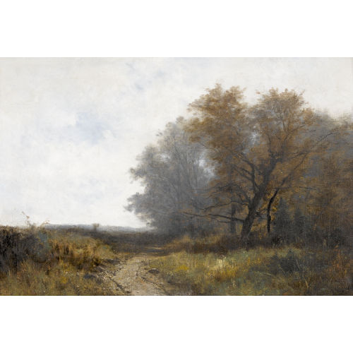 GUSTAVE EUGENE CASTAN : Feldweg in baumbestandener Landschaft (DOBIASCHOFSKY AUKTIONEN AG)