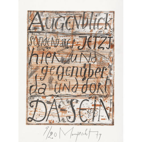 RUDOLF MUMPRECHT : 'Augenblick...' (DOBIASCHOFSKY AUKTIONEN AG)