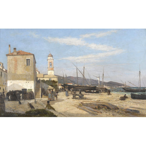 FRAN�OIS BOCION : Village de San Stefano (DOBIASCHOFSKY AUKTIONEN AG)