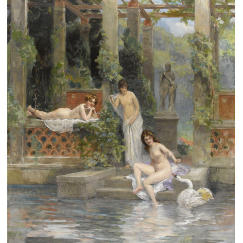 FREDERIC DUFAUX : Les baigneuses (DOBIASCHOFSKY AUKTIONEN AG)