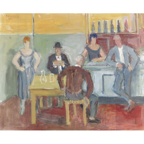 WILHELM GIMMI : 'Le petit Caf�' (DOBIASCHOFSKY AUKTIONEN AG)