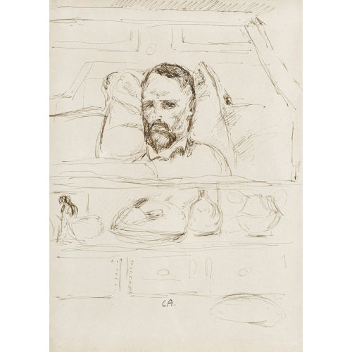 CUNO AMIET : Selbstportr�t (DOBIASCHOFSKY AUKTIONEN AG)