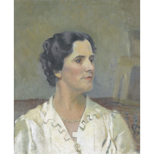 CUNO AMIET : Brustbildnis der Gertrud S�chaud (DOBIASCHOFSKY AUKTIONEN AG)