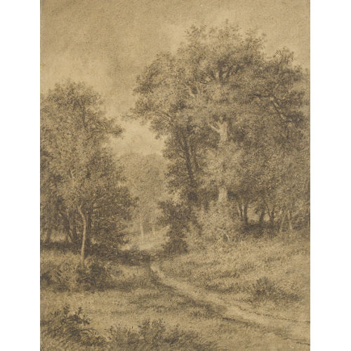 THEODORE ROUSSEAU : Waldpartie (DOBIASCHOFSKY AUKTIONEN AG)