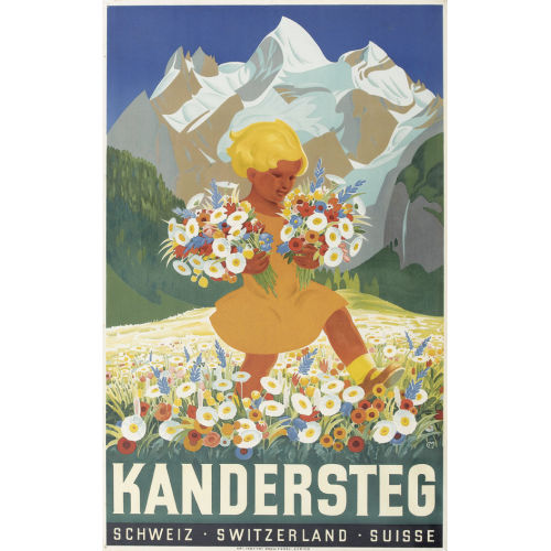 CARL FRANZ MOOS : 'Kandersteg' (DOBIASCHOFSKY AUKTIONEN AG)