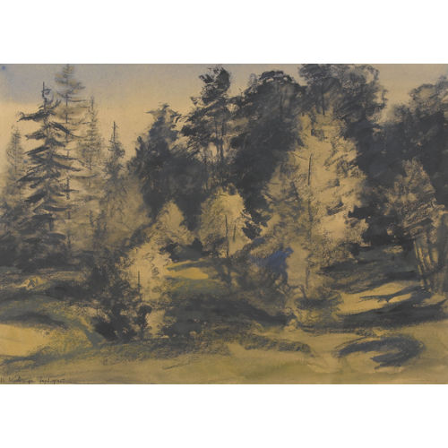 HANS KOBINGER : Herbstliche Waldpartie (DOBIASCHOFSKY AUKTIONEN AG)