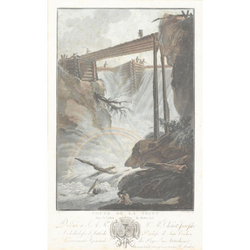CASPAR WOLF : 'Chute de la Tritt/dans la Vall�e de Muhle-thal' (DOBIASCHOFSKY AUKTIONEN AG)