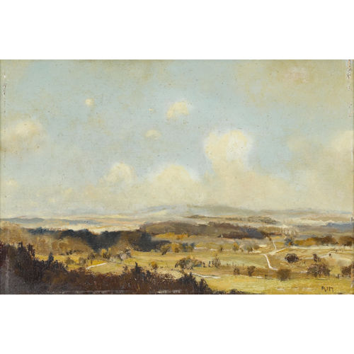 RUDOLF M�LLER : H�gelige Landschaftspartie im Mittelland (DOBIASCHOFSKY AUKTIONEN AG)
