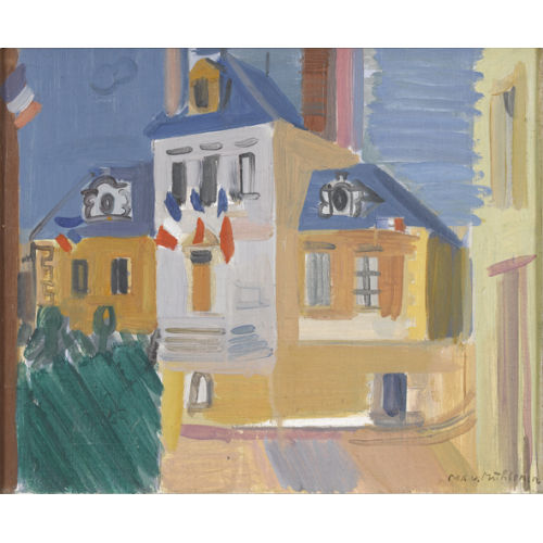 MAX VON M�HLENEN : Rathaus in franz�sischer Stadt (DOBIASCHOFSKY AUKTIONEN AG)