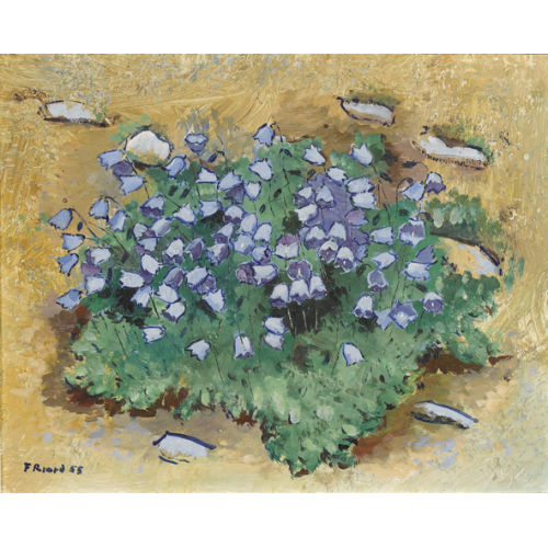 FERNAND RIARD : Stillleben mit Glockenblumen (DOBIASCHOFSKY AUKTIONEN AG)