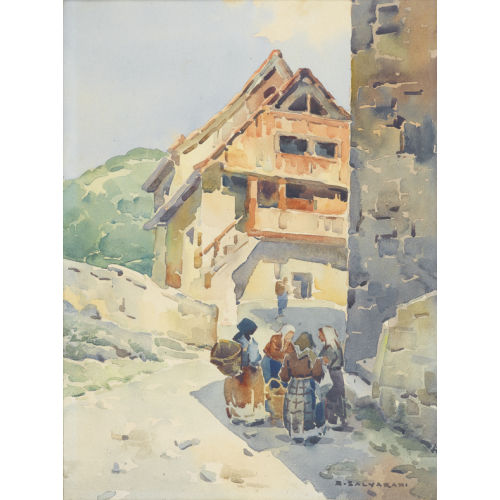 ARCANGELO SALVARANI : Zwei Bauernszenen. Gegenst�cke (DOBIASCHOFSKY AUKTIONEN AG)