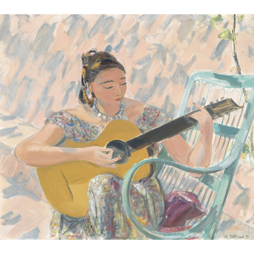 MAURICE BARRAUD : 'Guitariste' (DOBIASCHOFSKY AUKTIONEN AG)