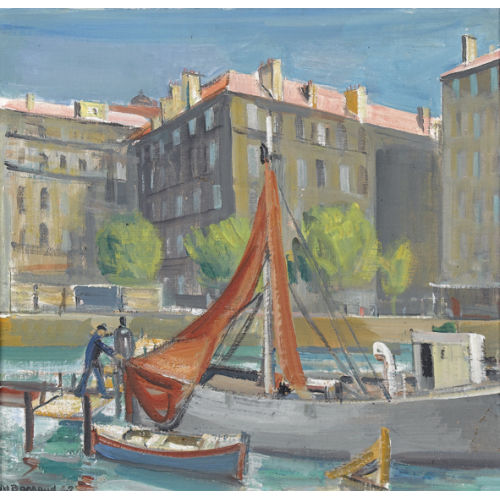MAURICE BARRAUD : 'Le vieux port' (DOBIASCHOFSKY AUKTIONEN AG)