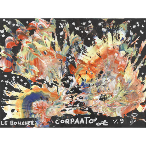 LE (EIGTL. CORPATAUX BOUCHER CORPAATO : Expressive Farbstudie (DOBIASCHOFSKY AUKTIONEN AG)
