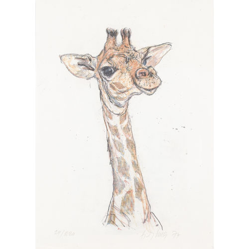 FRITZ HUG : Giraffe (DOBIASCHOFSKY AUKTIONEN AG)