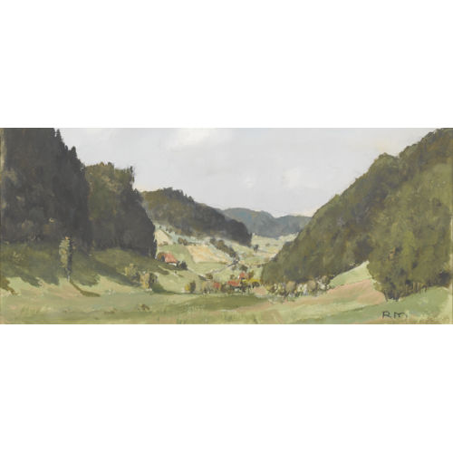 RUDOLF M�LLER : Sommerliche Landschaft (DOBIASCHOFSKY AUKTIONEN AG)