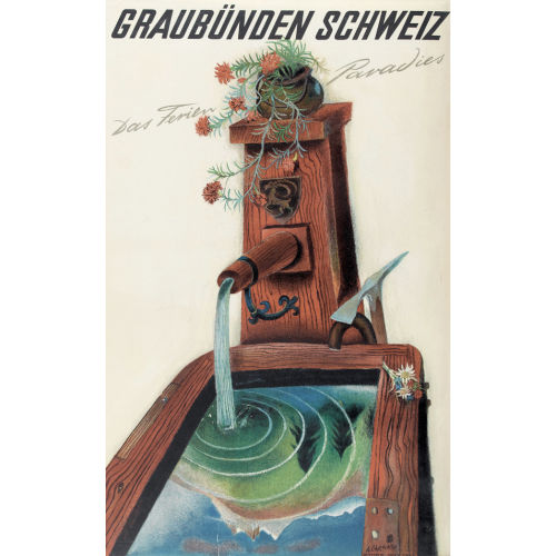 ALOIS CARIGIET : 'Graub�nden Schweiz' (DOBIASCHOFSKY AUKTIONEN AG)