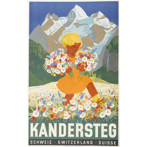 CARL FRANZ MOOS : 'Kandersteg' (DOBIASCHOFSKY AUKTIONEN AG)