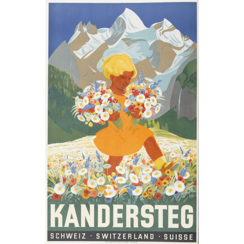 CARL FRANZ MOOS : 'Kandersteg' (DOBIASCHOFSKY AUKTIONEN AG)
