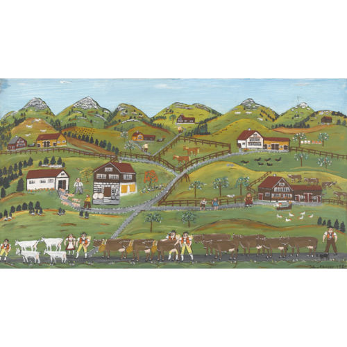 IDA MEIER : Alpaufzug im Appenzellerland (DOBIASCHOFSKY AUKTIONEN AG)
