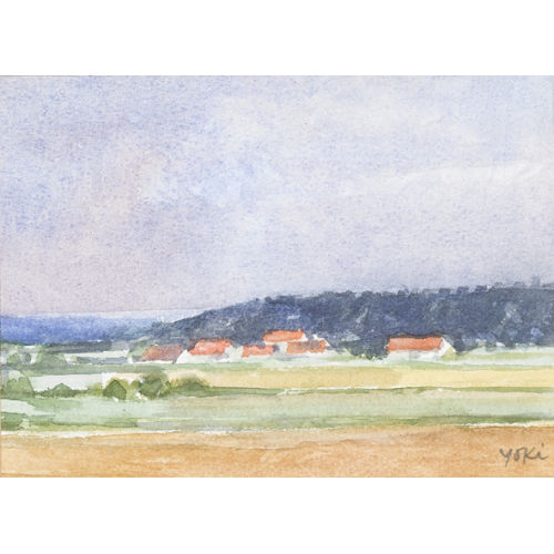 EMILE) YOKI (EIGTL. AEBISCHER : Landschaft mit H�usern (DOBIASCHOFSKY AUKTIONEN AG)