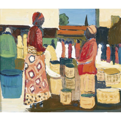 GEORGES BORGEAUD : 'March� Maroc' (DOBIASCHOFSKY AUKTIONEN AG)