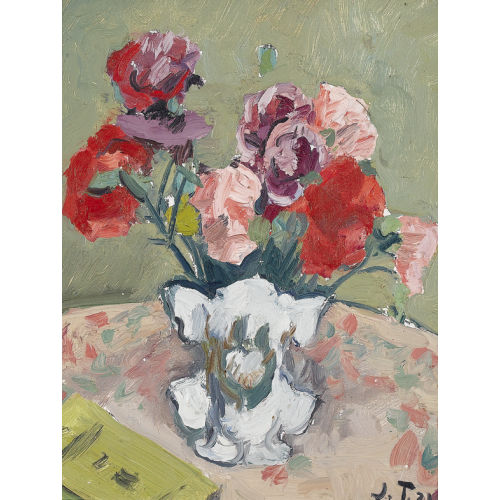 JOHN TORCAPEL : 'Bouquet d′oeillets' (DOBIASCHOFSKY AUKTIONEN AG)