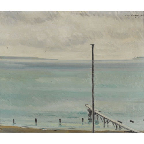 GEORGES DESSOUSLAVY : Uferpartie am Neuenburgersee (DOBIASCHOFSKY AUKTIONEN AG)