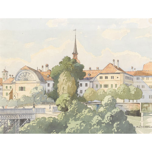 WALTER EGGIMANN : Altes Spital Bern (DOBIASCHOFSKY AUKTIONEN AG)