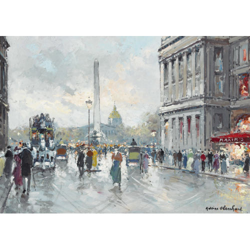 ANTOINE BLANCHARD : Das Maxim′s in der Rue Royale in Paris (DOBIASCHOFSKY AUKTIONEN AG)