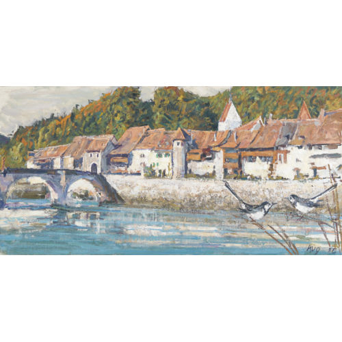 FRITZ HUG : St-Ursanne am Doubs (DOBIASCHOFSKY AUKTIONEN AG)