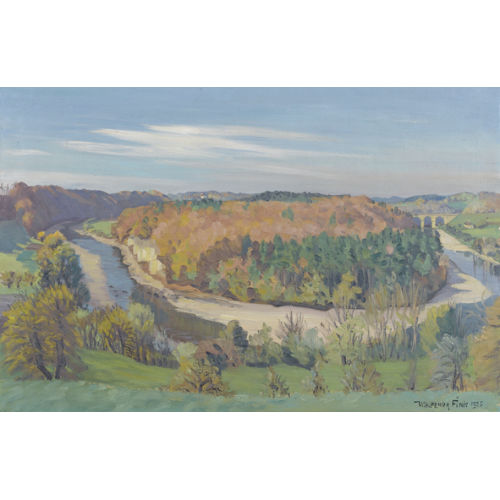 WALDEMAR FINK : 'Herbst bei Worblaufen' (DOBIASCHOFSKY AUKTIONEN AG)