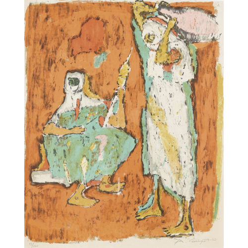 ALOIS CARIGIET : Orientalische Figurenszene (DOBIASCHOFSKY AUKTIONEN AG)