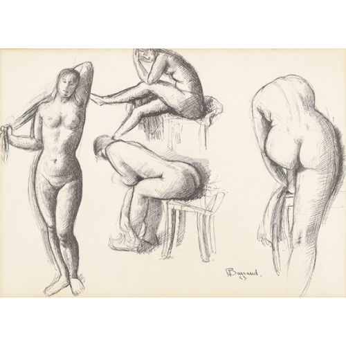 FRAN�OIS EMILE BARRAUD : Nu (DOBIASCHOFSKY AUKTIONEN AG)