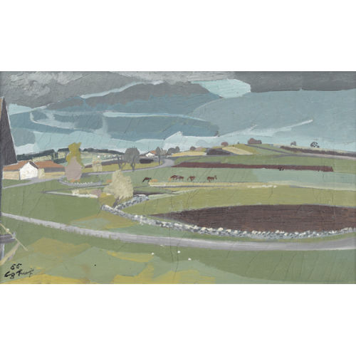 ERNST) COGHUF (EIGTL. STOCKER : Landschaft bei Muriaux (DOBIASCHOFSKY AUKTIONEN AG)
