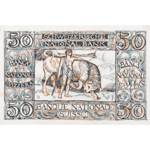 EDMOND BILLE : 'Banque Nationale Suisse' (DOBIASCHOFSKY AUKTIONEN AG)