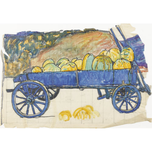 EDMOND BILLE : Le char de courges (DOBIASCHOFSKY AUKTIONEN AG)