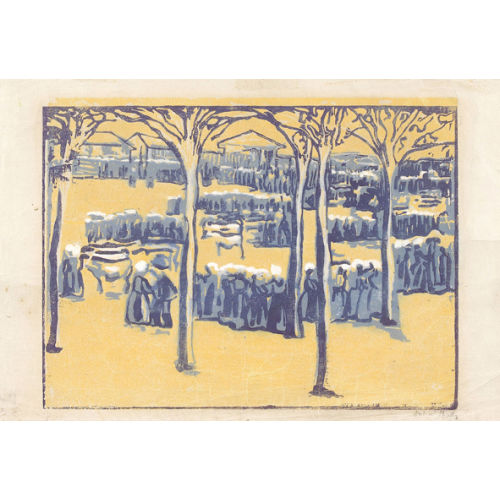 ALICE BAILLY : Sc�ne de Bretagne. March� breton (DOBIASCHOFSKY AUKTIONEN AG)