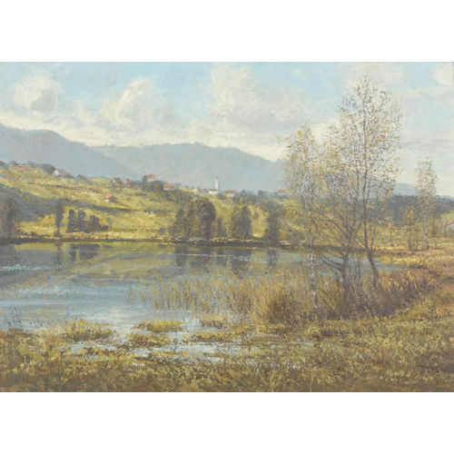 MAX KELLER : 'Herbst am H�ttenweiler' (DOBIASCHOFSKY AUKTIONEN AG)