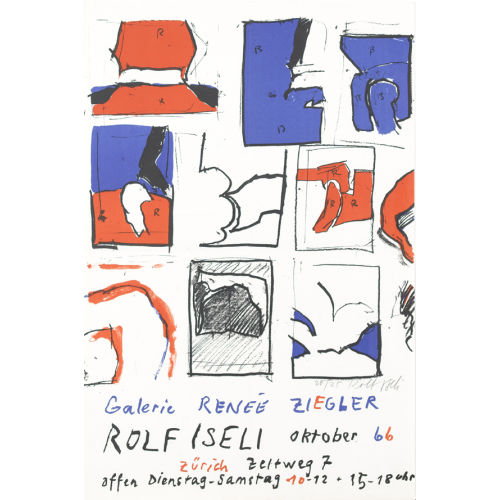 ROLF ISELI : 'Galerie Ren�e Ziegler...' (DOBIASCHOFSKY AUKTIONEN AG)