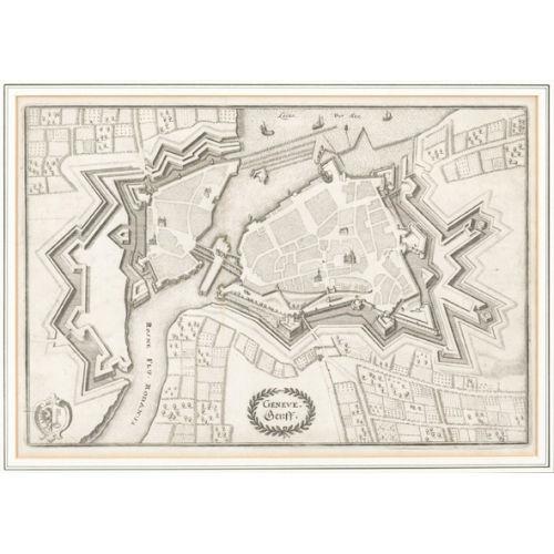 MATTH�US D.�. MERIAN : 'Geneve./Genff' (DOBIASCHOFSKY AUKTIONEN AG)