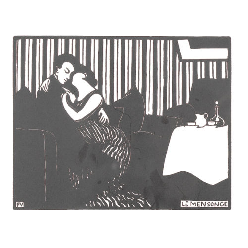 FELIX VALLOTTON : 'Le Mensonge' (DOBIASCHOFSKY AUKTIONEN AG)