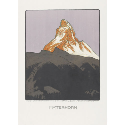 EMIL CARDINAUX : 'Matterhorn' (DOBIASCHOFSKY AUKTIONEN AG)
