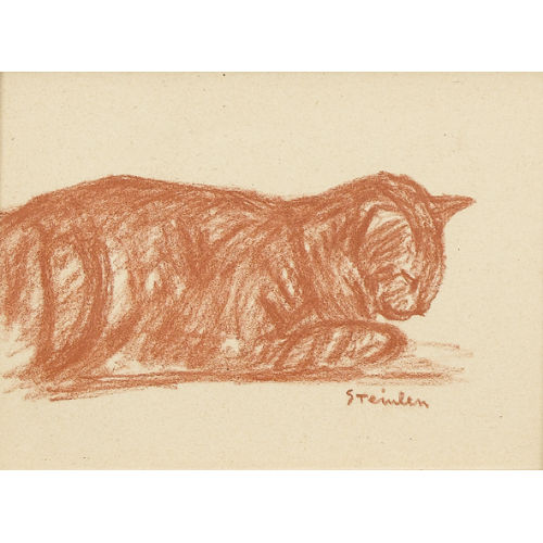 THEOPHILE-ALEXANDRE STEINLEN : Le chat (DOBIASCHOFSKY AUKTIONEN AG)