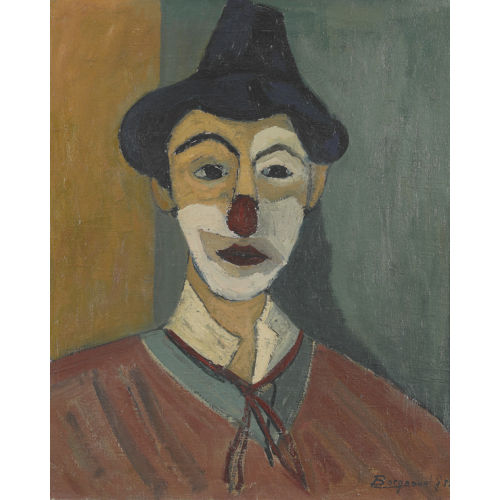 GEORGES BORGEAUD : Portr�t eines Clowns (DOBIASCHOFSKY AUKTIONEN AG)