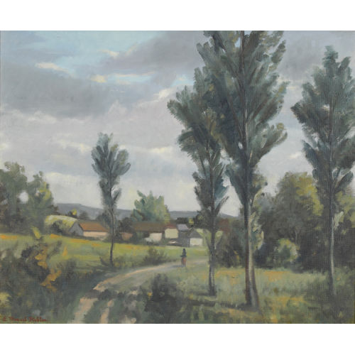 MARCEL STEBLER : Landschaft bei Pr�verenges (DOBIASCHOFSKY AUKTIONEN AG)