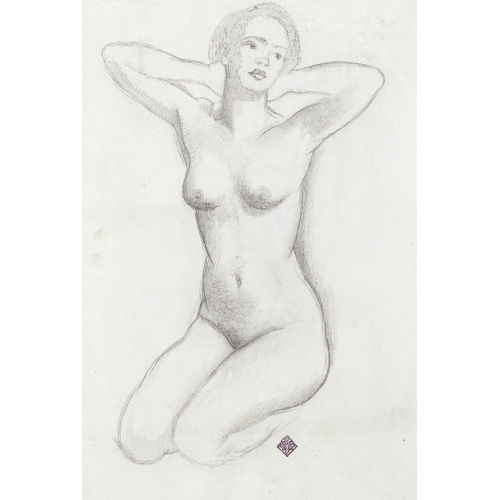 CHARLES CLOS OLSOMMER : Femme nue (DOBIASCHOFSKY AUKTIONEN AG)