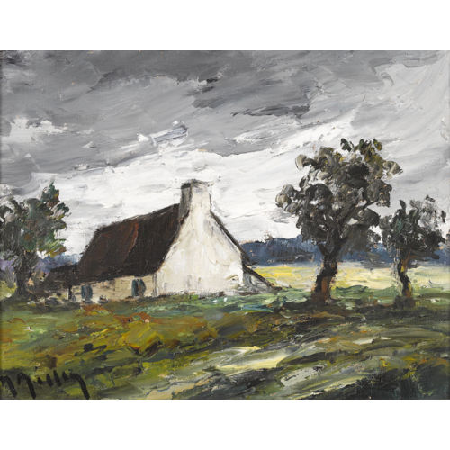 MARCEL MASSON : Landschaft mit Bauernhaus (DOBIASCHOFSKY AUKTIONEN AG)